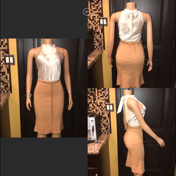 The Original Dresses & Skirts - The Original Vintage Pencil Skirt with wavy Hem